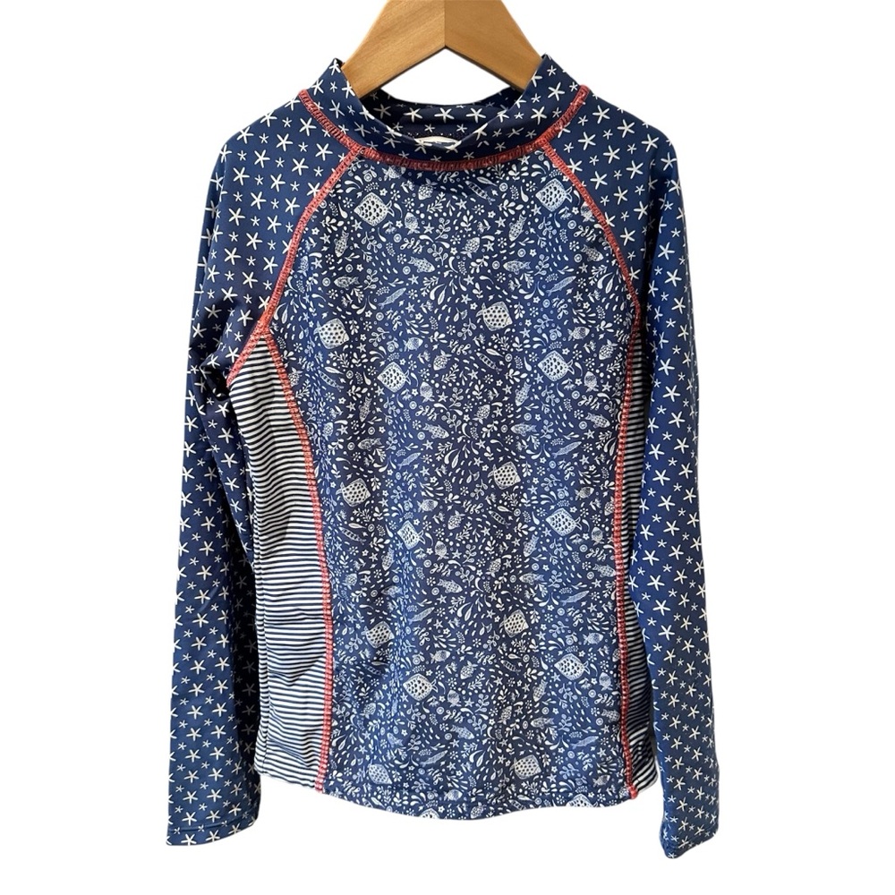 Fatface Surf Girls Swim Rash Guard‎ Top Size 8/9